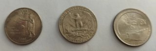 Moneda Conmemorativa cuarto Dólar USA