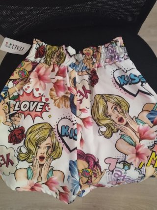 Pantalón corto ITALY MODA multicolor