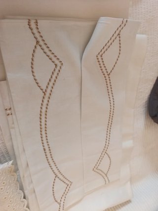 Lote Vintage Sábanas matrimonio Algodón 1,35