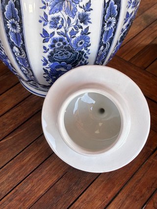 Tibor Italiano Cerámica Azul y Blanco