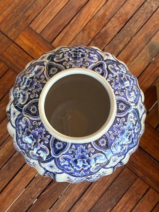 Tibor Italiano Cerámica Azul y Blanco