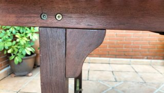Conjunto Mesa y Sillas Jardín Madera