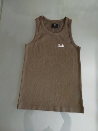 Camiseta tirantes Nude Project marrón