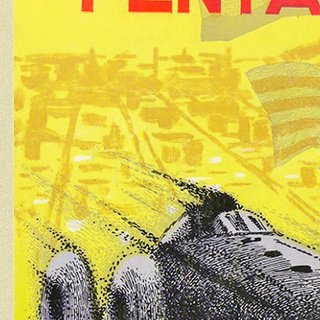 Cuadro Gran Premio Penya Rhin 1936 ● 45 x 33 cm