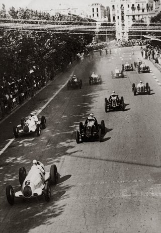 Cuadro Gran Premio Penya Rhin 1936 ● 45 x 33 cm