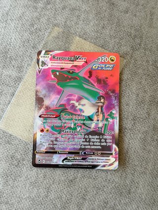 Carta Pokémon Rayquaza VMAX TG20/TG30