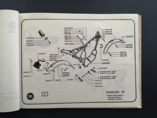 Manual Montesa Enduro 75 L. Años 70