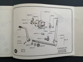 Manual Montesa Enduro 75 L. Años 70