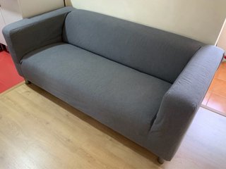 Funda sofá 2 plazas Ikea una blanca y otra gris