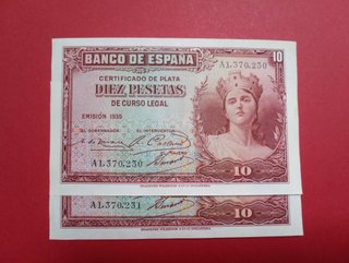 19 BILLETES PESETAS ANTIGUOS ORIGINALES NUEVOS S/C