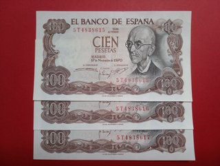 19 BILLETES PESETAS ANTIGUOS ORIGINALES NUEVOS S/C