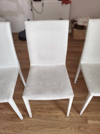 Sillas de comedor blancas (x6)