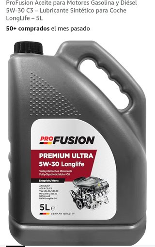 Aceite ProFusion 5W-30 C3 LongLife 5L