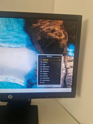Monitor HP Nero 25 pollici