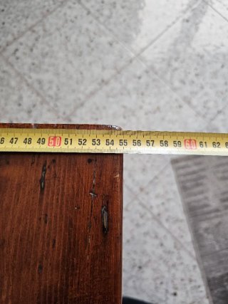 Cassapanca in legno decorata