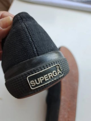 Zapatillas Superga Lona Negra Talla 42