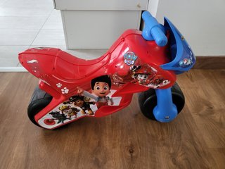 Moto Patrulla Canina Roja y Azul