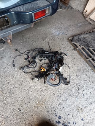 Piezas BMW 530 E60 admision turbo y cableado motor