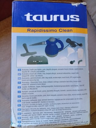 Limpiadora a Vapor Taurus Rapidissimo Clean