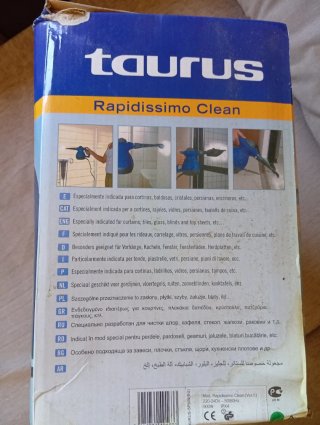 Limpiadora a Vapor Taurus Rapidissimo Clean