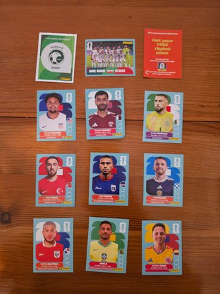 38 Cromos Mundial 2026 Panini
