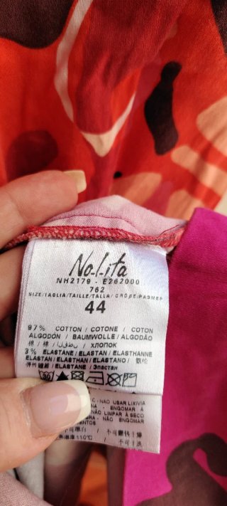 Vestido No.l.ita Estampado Talla M