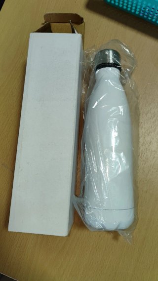 Botella blanca para sublimación