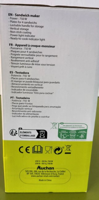 Sandwichera Selecline