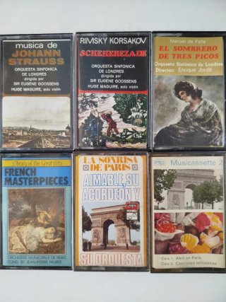 LOTE MUSICA CLASICA CASSETTES