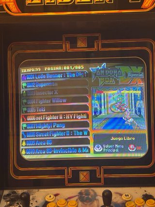 Máquina Recreativa Arcade de los 80  5.000 juegos.