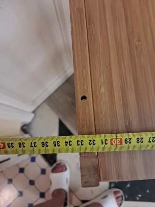 Estantería de bambú de 4 baldas
