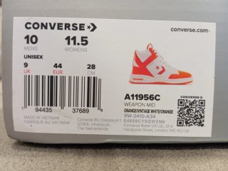 ZAPATILLAS CONVERSE WEAPON MID OG Naranja '25 (44)