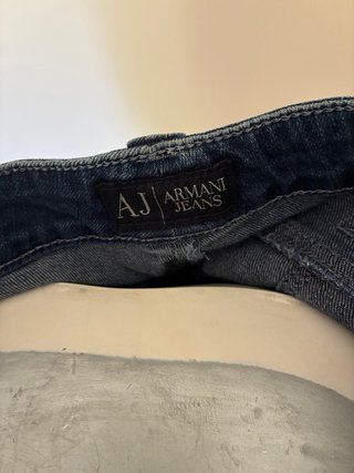 Jeans Armani Azules con Detalles pedrería bolsillo