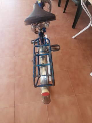Bicicleta Gac plegable azul