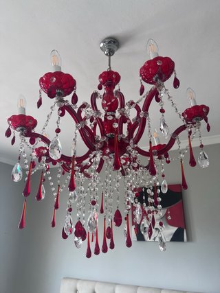 Lámpara araña cristal Murano