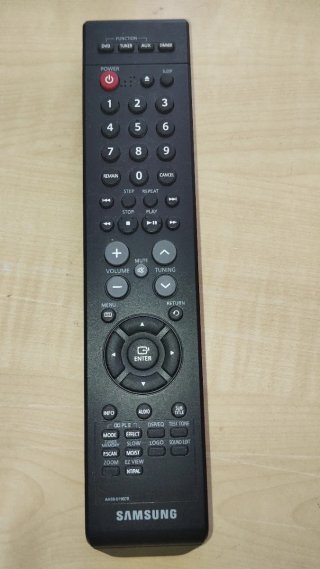 Mando a distancia Samsung negro