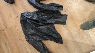 Chaqueta Moto Talla M Negra