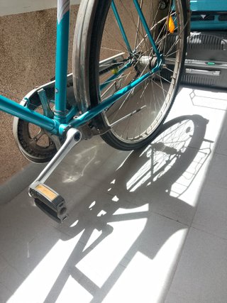 Bici Vintage Azul Lista para Usar