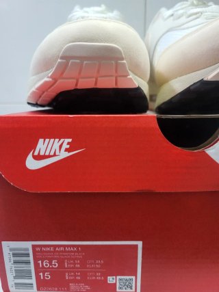 Nike Air Max 1 Beige/Blanco Talla 50