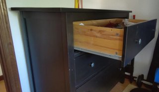 Cómoda Malm Ikea Negra