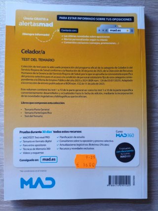 Celador/a del Servicio Riojano de Salud.