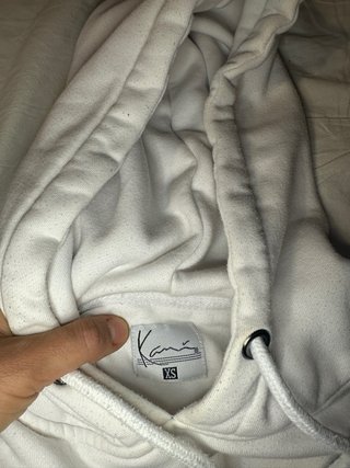 Sudadera Karl Kani Blanca Camo Cropped