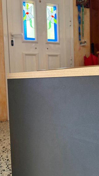 Cajonera doble de oficina madera y metal