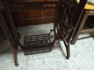 Máquina de coser antigua Sigma