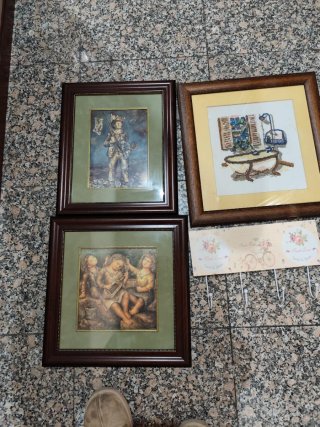 3 Cuadros y Perchero Infantil