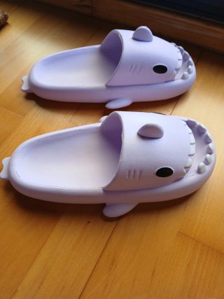 Sharkclas Chanclas Tiburón rosa Talla 40-41