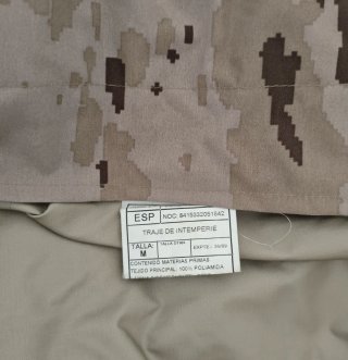 Chaqueta GoreTex Marina Española Talla M