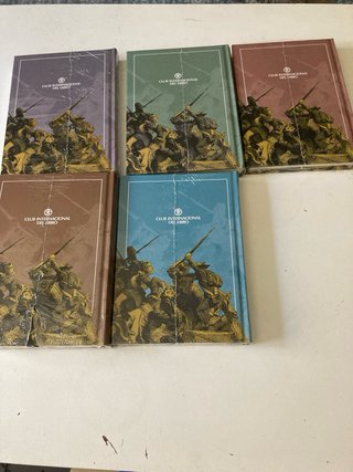 Lote 5 libros novela bélica