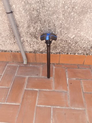 Sillín y tija de bicicleta