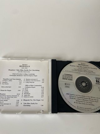 CD Música Clásica: Howells - English Choral Music